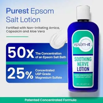 Epsom-It Soothing Nerve Lotion for Muscle Relief 8 Oz