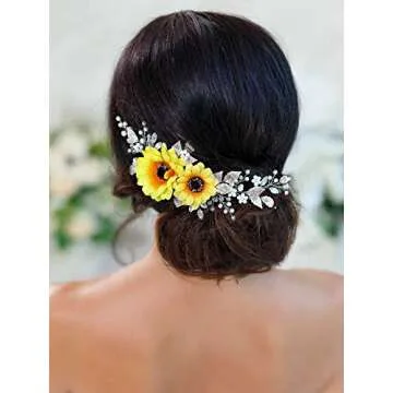 BAROGIRL Wedding Hair Vine Accessory for Brides and Girls