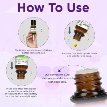 Wellements Organic Vitamin D Drops for Infants - 1 Drop Daily