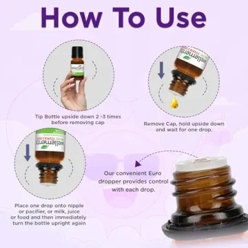 Wellements Organic Vitamin D Drops for Infants - 1 Drop Daily