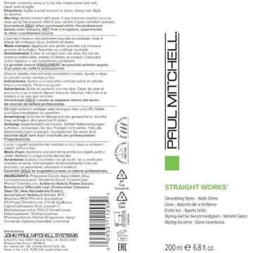 Paul Mitchell Straight Works Gel for Smooth, Shiny Hair