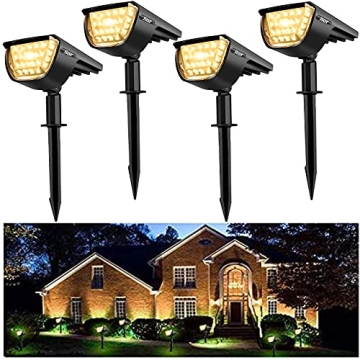 JIOR Solar Landscape Spot Lights for Outdoor Elegance
