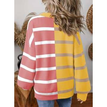 EVALESS Trendy Oversized Fall Sweater for Women