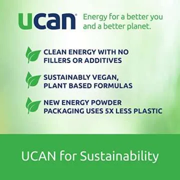 UCAN Energy Powder, Cran-Raz, Keto, Sugar-Free Pre & Post Workout for Men & Women, Non-GMO, Vegan, Gluten-Free, Great for Runners, Gym-Goers and High Performance Athletes | 30 Servings (26.5 Ounces)