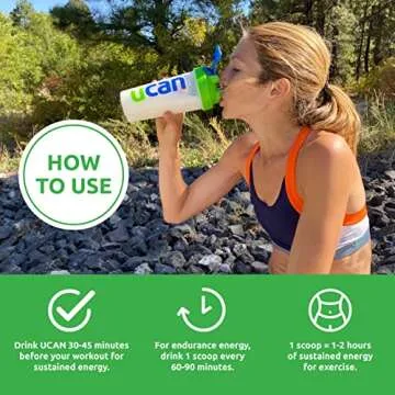 UCAN Energy Powder, Cran-Raz, Keto, Sugar-Free Pre & Post Workout for Men & Women, Non-GMO, Vegan, Gluten-Free, Great for Runners, Gym-Goers and High Performance Athletes | 30 Servings (26.5 Ounces)