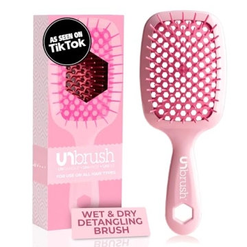 FHI Heat UNbrush Detangling Brush - Pain-Free Brushing for All Hair Types