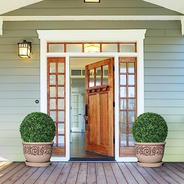 Goplus 19 Inch Artificial Topiary Balls - Indoor and Outdoor Decor