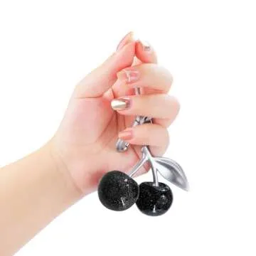 FASTFAIRY Keychain Cherry Bag Charms Purse: Key Chains Women Cute - Car keyrings leather handbags - Valentines Day Gifts
