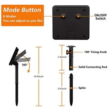 200 LED Solar String Lights - Waterproof & Versatile Outdoor Decor