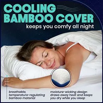 EnerPlex Memory Foam Pillows - Pack of 1 Adjustable, CertiPUR-US Certified King Size Pillows for Sleeping w/Extra Foam & Removable Viscose of Bamboo Cover - Machine Washable Firm Pillow