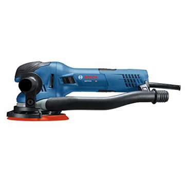 BOSCH GET75-6N Electric Orbital Sander, Polisher - 7.5 Amp, Corded, 6 Inch Disc Size - Dual-Mode: Random Orbit & Turbo