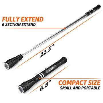 Lenski Magnetic Pickup Tool Flexible Gift for Dad