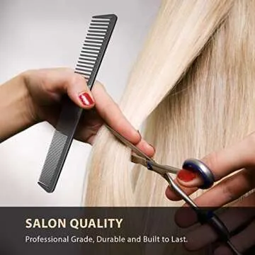 Styling Comb for All Hair Types | Heat Resistant Carbon Fiber