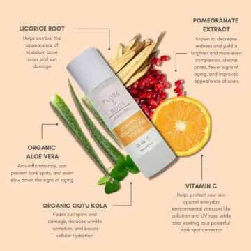 Flora & Noor Vitamin C Resurfacing Facial Toner for Glowing Skin