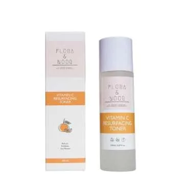 Flora & Noor Vitamin C Resurfacing Facial Toner for Glowing Skin