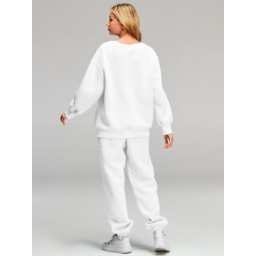 AUTOMET Oversized Sweatsuit for Women Comfortable Fall Outfit