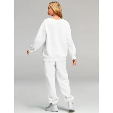 AUTOMET Oversized Sweatsuit for Women Comfortable Fall Outfit