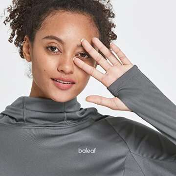 baleaf Women's UPF 50+ Hoodie for Outdoor Activities