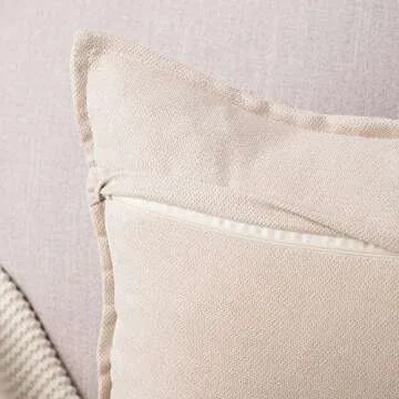 MADIZZ Chenille Throw Pillow Covers Set - Elegant & Soft