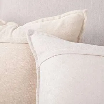 MADIZZ Chenille Throw Pillow Covers Set - Elegant & Soft