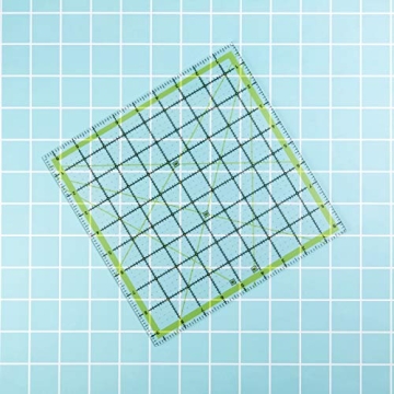 Frienda 6 Pcs Acrylic Square Quilting Rulers Set