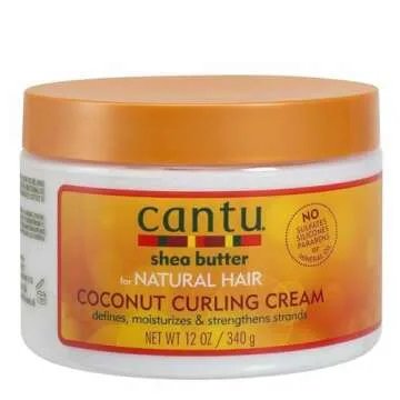 Cantu Shea Butter Coconut Curling Cream 12 oz - Natural Styling Solutions