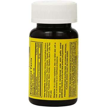 Nature's Blend Ferrous Gluconate Tablets - 324 mg, 100 Count