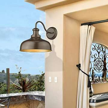 Farmhouse Gooseneck Barn Lights for Stylish Outdoor Spaces