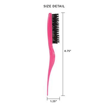 Cricket Amped Up Teasing Hair Brush - Adds Major Volume and Shine, Heat Resistant, Ideal for Slick B...