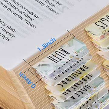 Bible Tabs for Easy Navigation, Large Print & Customizable