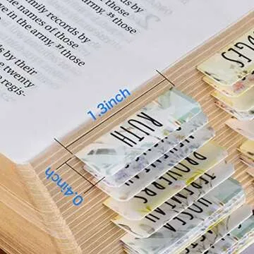 Bible Tabs for Easy Navigation, Large Print & Customizable