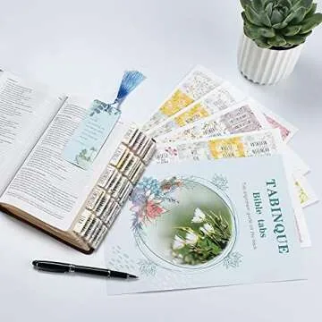 Bible Tabs for Easy Navigation, Large Print & Customizable