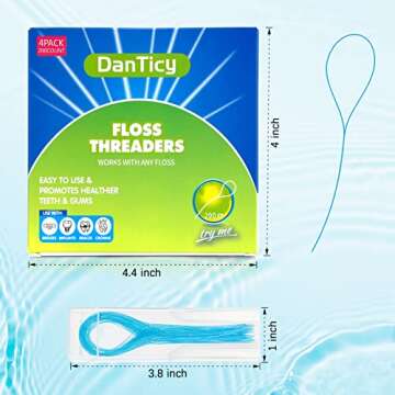 Super Floss Threaders for Braces and Bridges