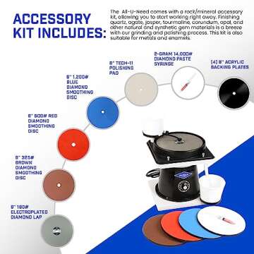 Hi-Tech Diamond 8" All-U-Need - Versatile Lapidary Tool