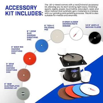 Hi-Tech Diamond 8" All-U-Need - Versatile Lapidary Tool
