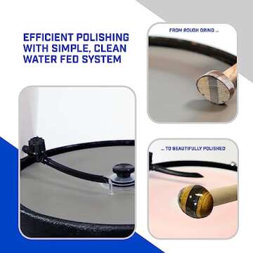 Hi-Tech Diamond 8" All-U-Need - Versatile Lapidary Tool