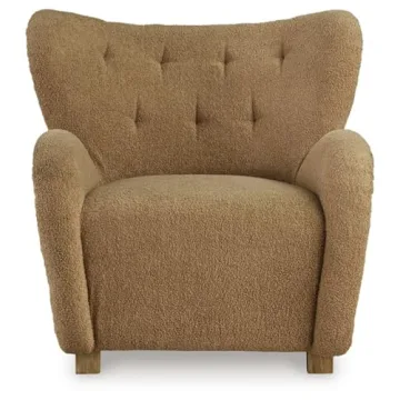 Ashley Larbell Faux Shearling Accent Chair for Home