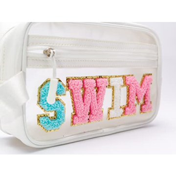 COSHAYSOO Clear SWIM Makeup Bag Essential for Beach Lovers