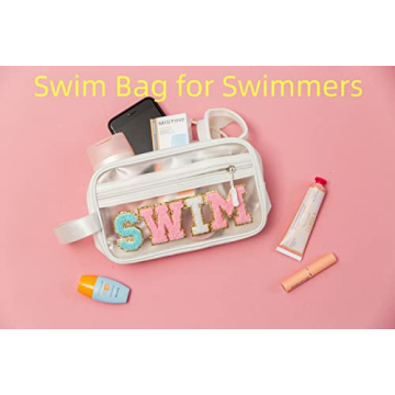 COSHAYSOO Clear SWIM Makeup Bag Essential for Beach Lovers