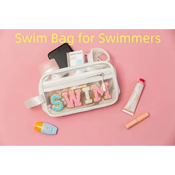 COSHAYSOO Clear SWIM Makeup Bag Essential for Beach Lovers