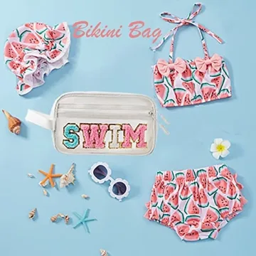 COSHAYSOO Clear SWIM Makeup Bag Essential for Beach Lovers