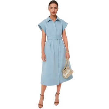 Jenkoon Women's Trench Coat Shirt Dress - Formal & Chic Design for All Occasions