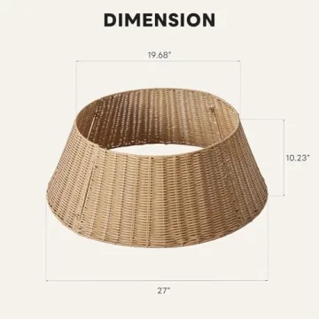 Shop Sweetcrispy 27in Christmas Tree Collar for Holiday Decor