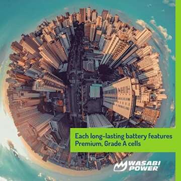 Wasabi Power Insta360 ONE X2 Battery (2-Pack) and Dual USB Charger Base Bundle Compatible with Insta360 ONE X2 Camera (Not Waterproof)