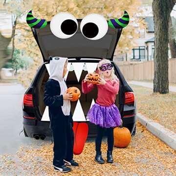 4E's Novelty Monster Trunk or Treat Car Decoration Kit - Trunk or Treat Kit for Car & SUV, Outdoor H...