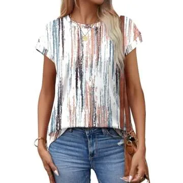 Alaroo Women's Summer Floral Print Tunics Affordable Style