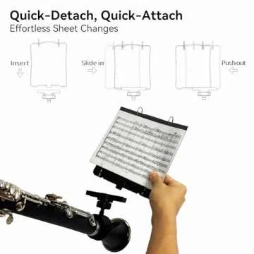 MusBoard MB-TC10 Marching Lyre for Band Musicians