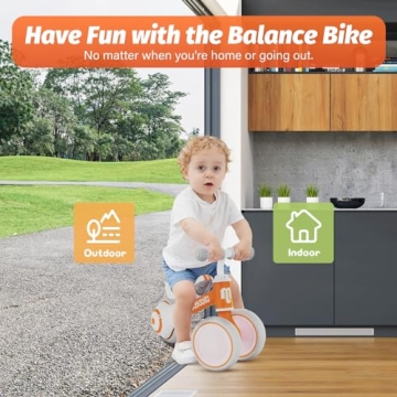 Allobebe Baby Balance Bike Adjustable Safe Toddler Bike