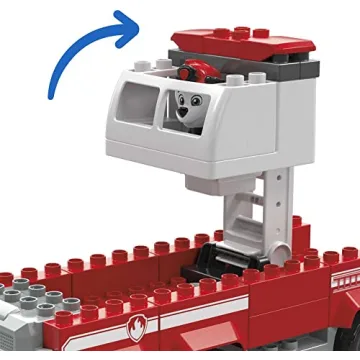 MEGA BLOKS PAW Patrol Building Blocks Set 37 Pieces with 2 Figures