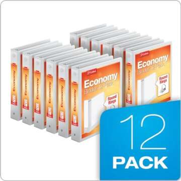 Cardinal Economy 3-Ring Binders Pack for Organization